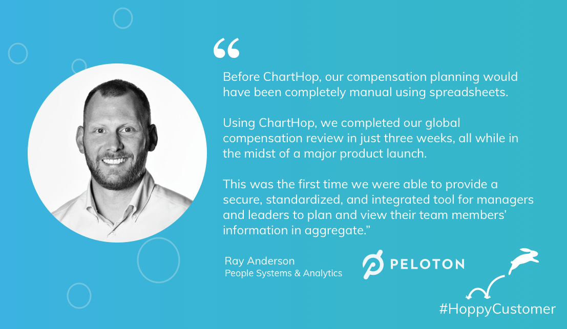 Ray Anderson from Peloton - testimonial on Compensation Planning
